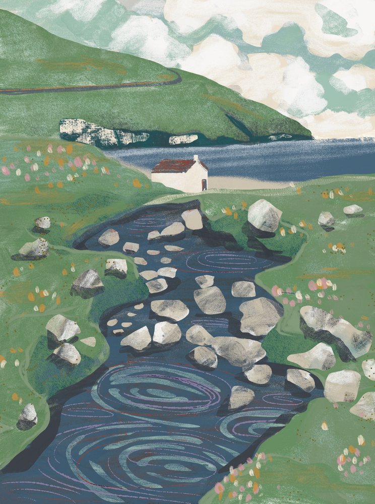 Winding Stream -maalaistalo tekijältä Charlotte Trudgett