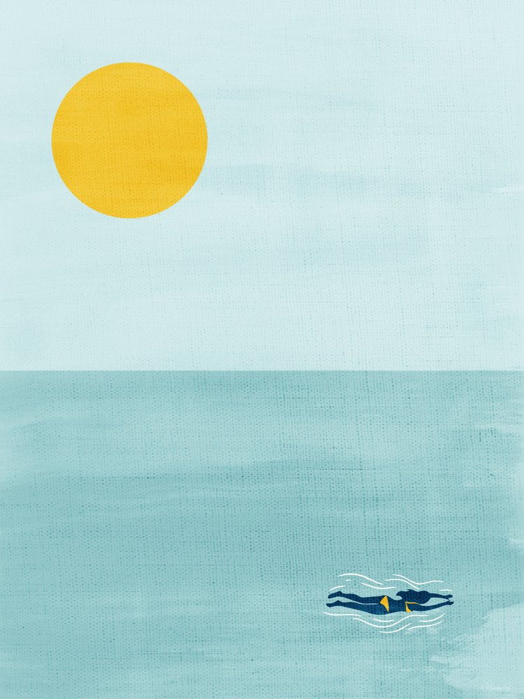Ocean Sun Swimmer tekijältä Claudia Spano'