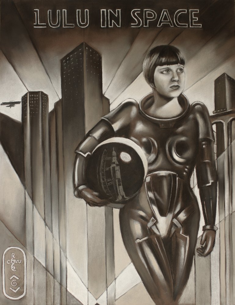 Art Deco -kaupungin astronautti tekijältä Corné Akkers