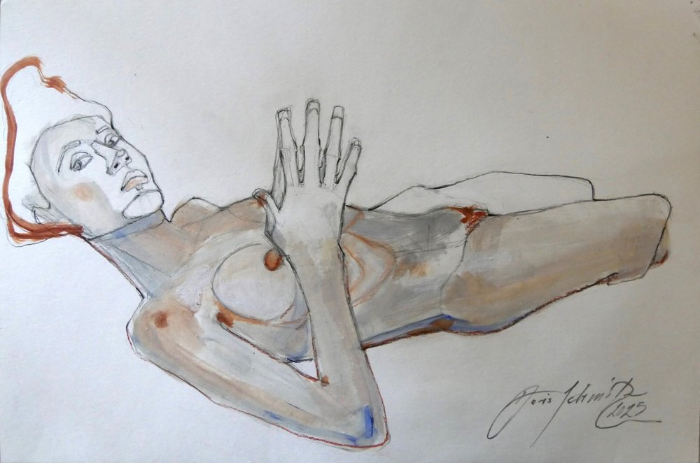 Egon Schiele poseeraa tekijältä Doris Schmitz