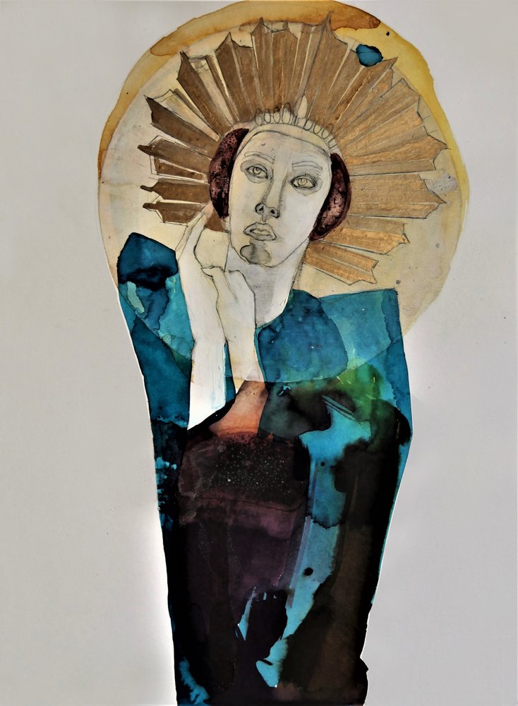 Regal Woman Golden Halo tekijältä Doris Schmitz