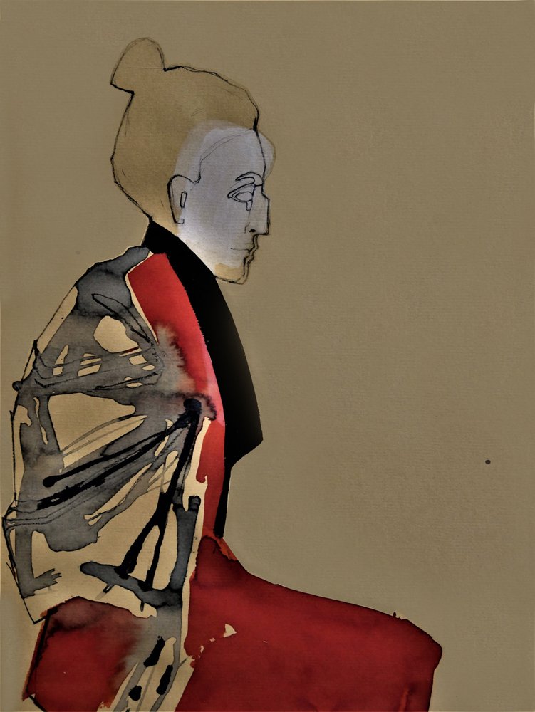 Rauhallinen kimono-muotokuva tekijältä Doris Schmitz