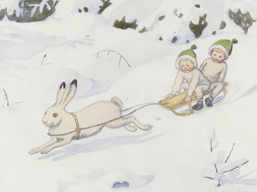 Lumijänis tekijältä Elsa Beskow