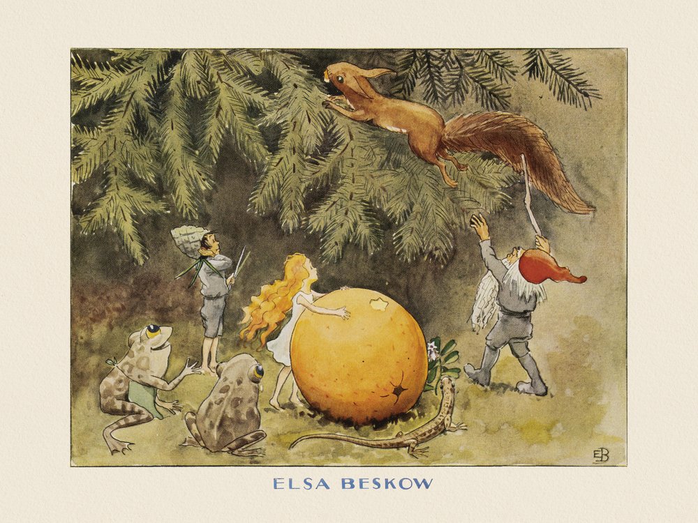 Auringonmuna  Orava tekijältä Elsa Beskow