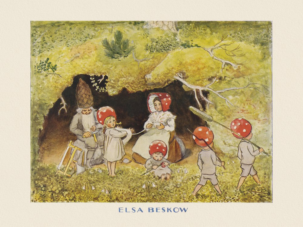 Tomotebo-lapset Perhe tekijältä Elsa Beskow