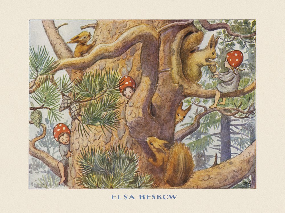 Joulupukin lapset  – Puu tekijältä Elsa Beskow
