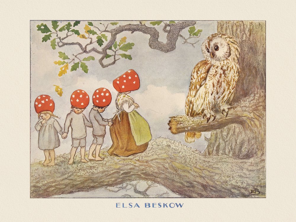Joulupukin lapset – Pöllö tekijältä Elsa Beskow