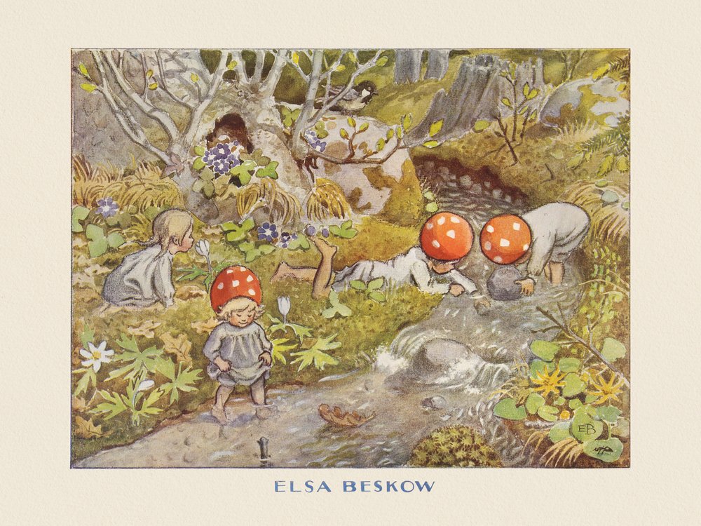 Bäckenin tonttulapset tekijältä Elsa Beskow