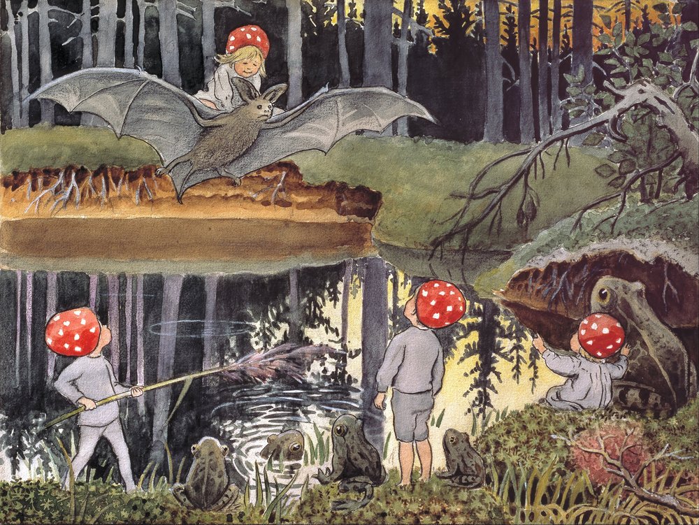 Joulupukin lapset: Lepakko tekijältä Elsa Beskow