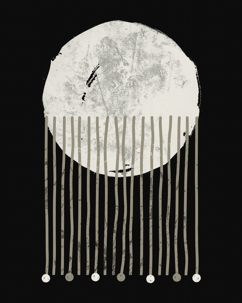 Minimal Moon Lines tekijältä Ema Paraschiv