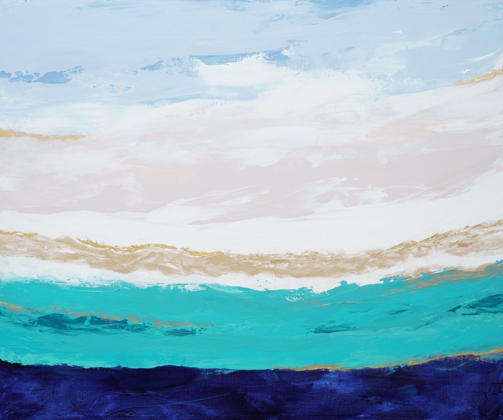 Teal Ocean Serenity tekijältä Françoise Wattré