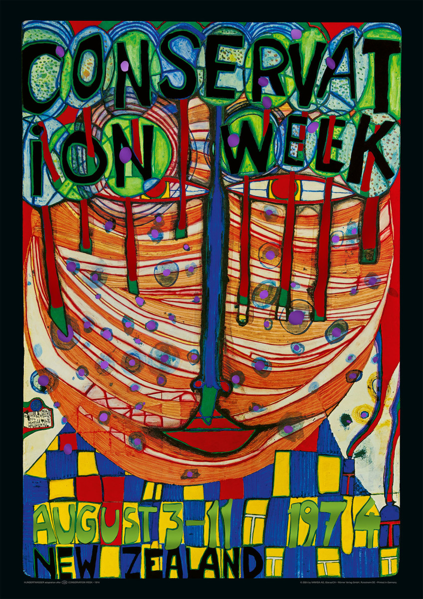 Luonnonsuojeluviikko (lyhennetty versio) tekijältä Friedensreich Hundertwasser