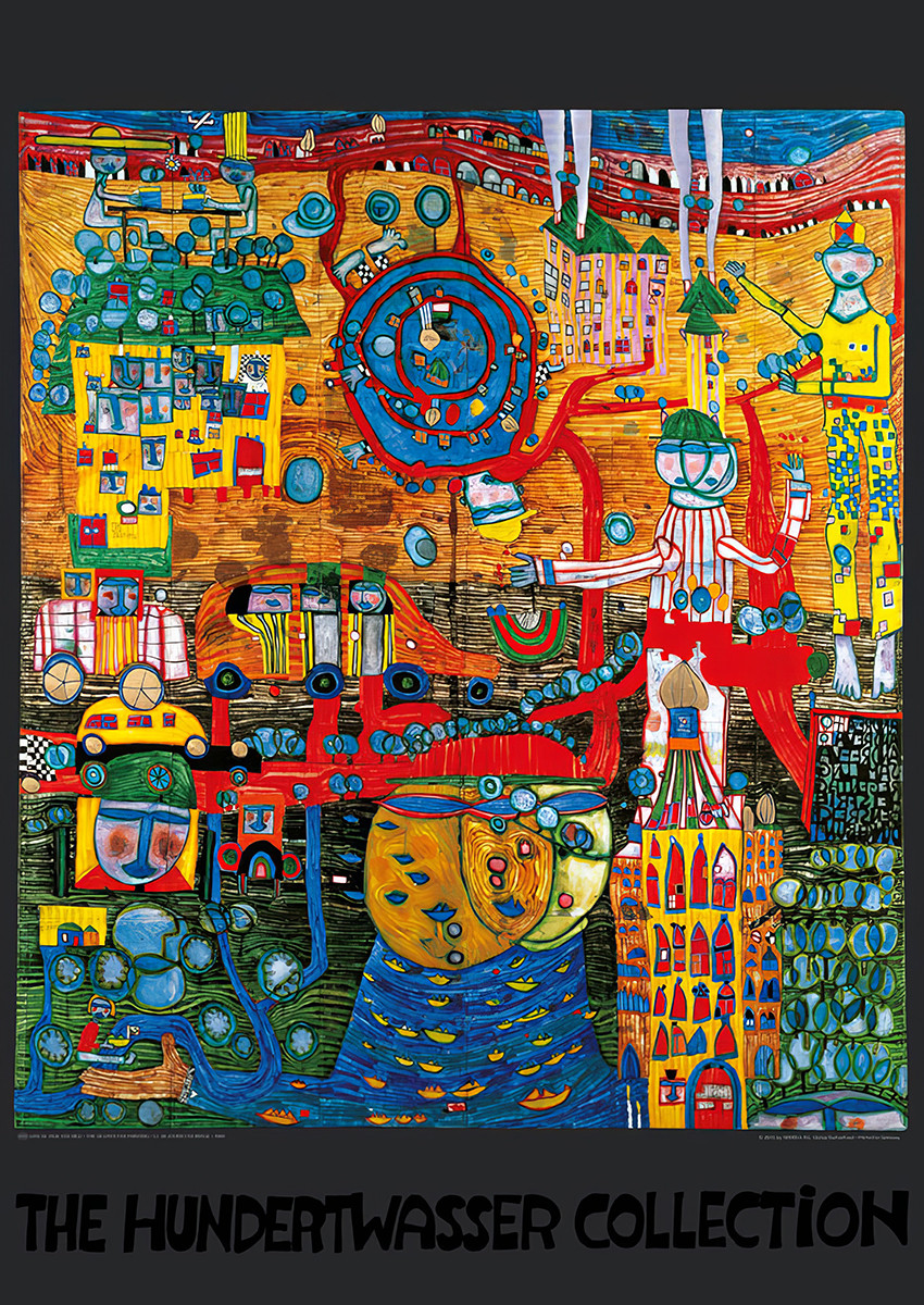 30 päivän faksikuva tekijältä Friedensreich Hundertwasser