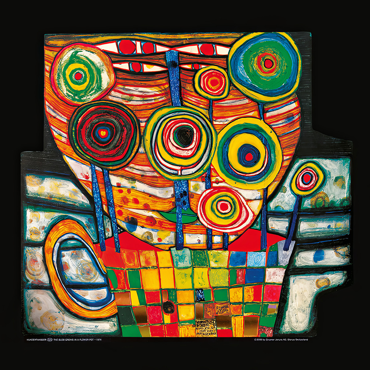 Se juttu kasvaa kukkaruukussa tekijältä Friedensreich Hundertwasser