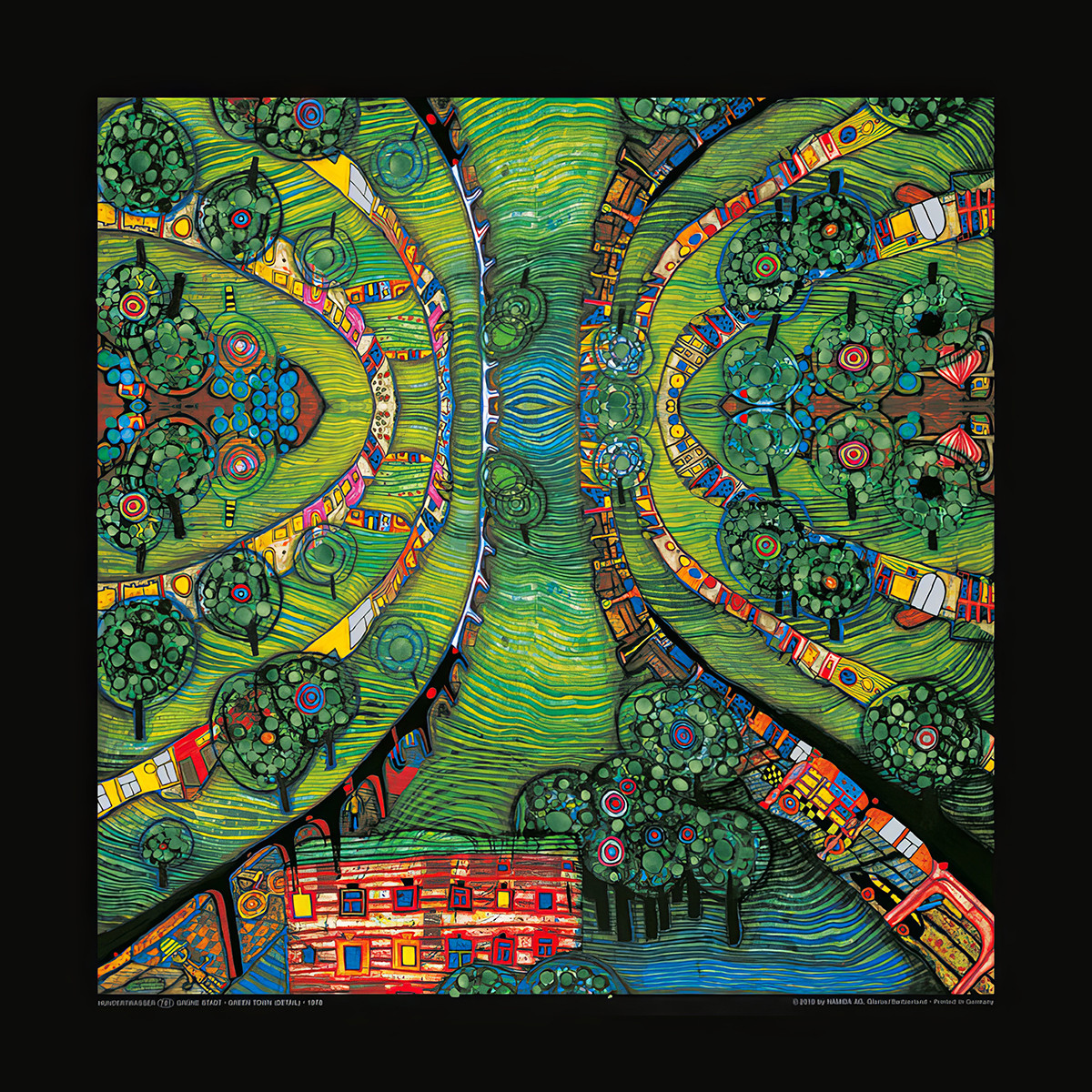 Vihreä kaupunki (sovitus) tekijältä Friedensreich Hundertwasser