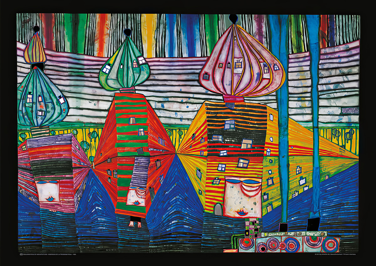 Kolmannen ihon esiin nousu tekijältä Friedensreich Hundertwasser