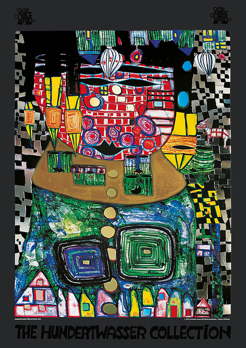 Antipodien kuningas tekijältä Friedensreich Hundertwasser