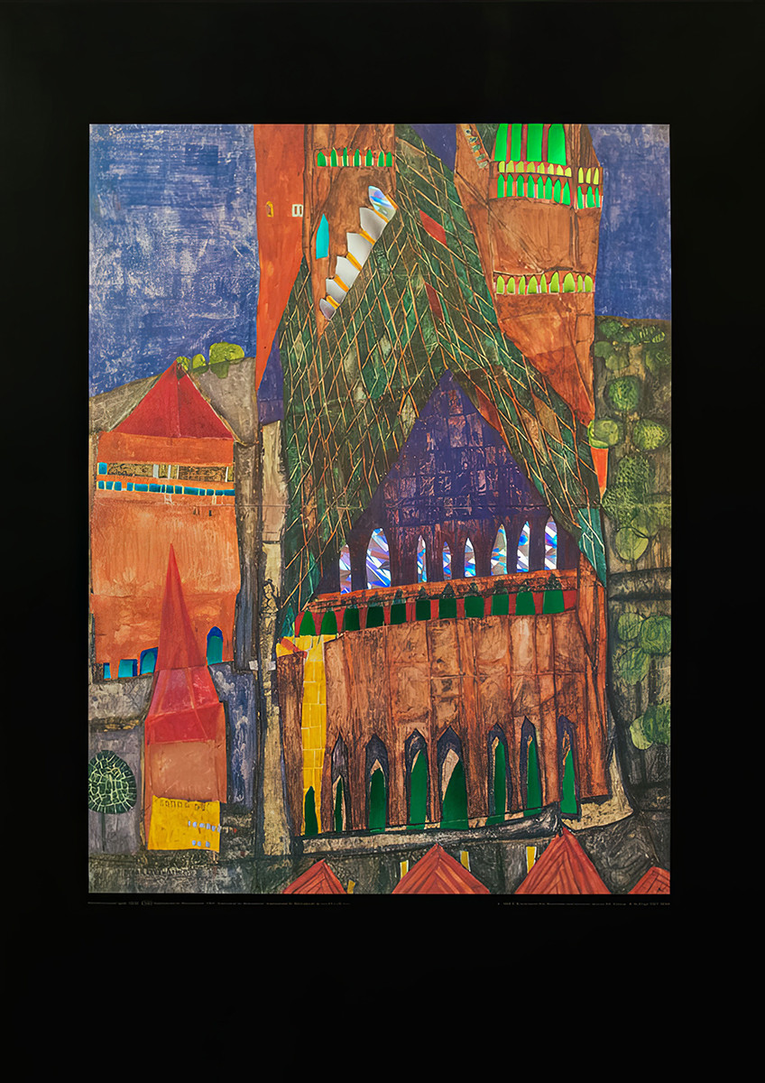 Katedraali 1 tekijältä Friedensreich Hundertwasser