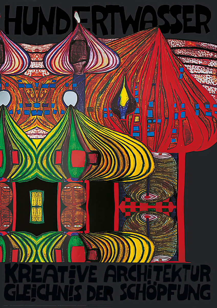 Luova arkkitehtuuri – vertaus luomistyöstä tekijältä Friedensreich Hundertwasser