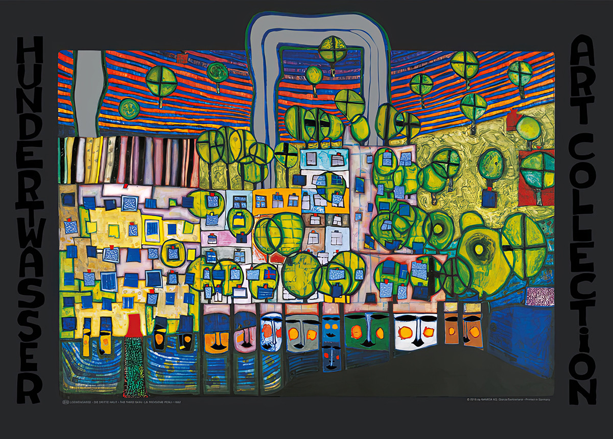 Loewengasse tekijältä Friedensreich Hundertwasser