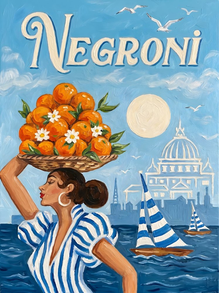 Välimeren Negroni-kesä tekijältä HUGO