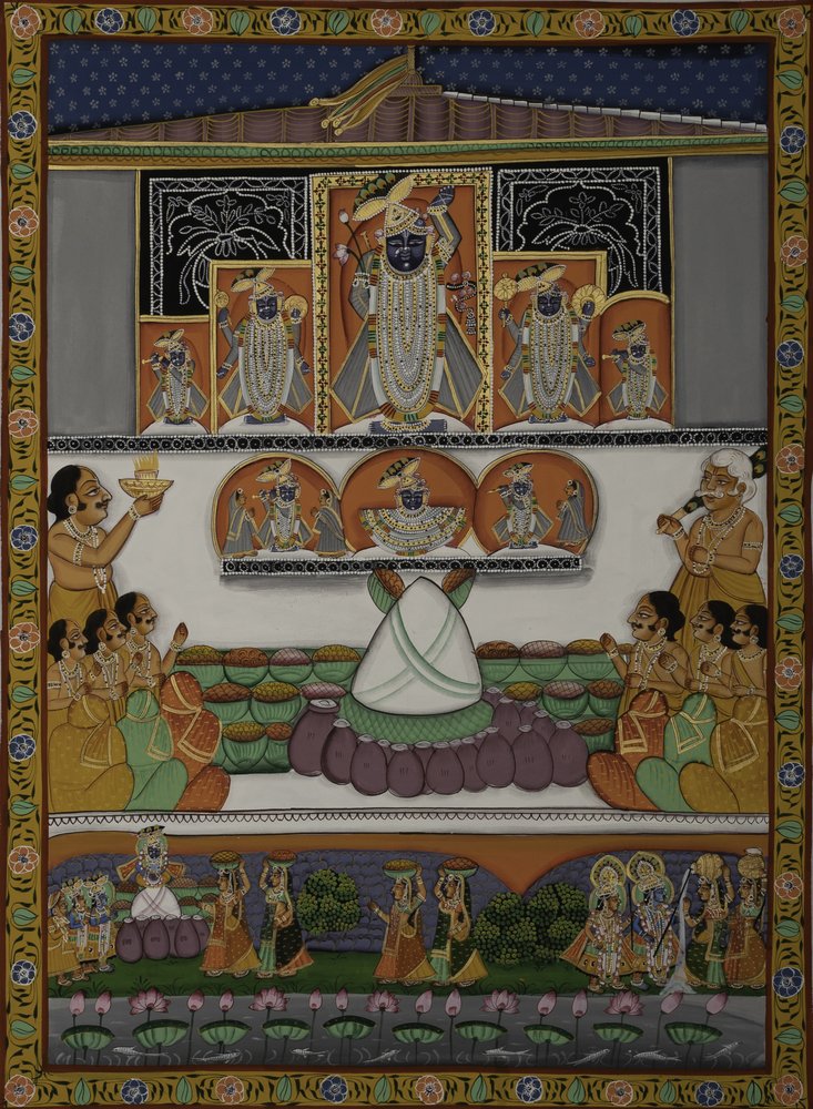 Krishna-temppelin palvonta tekijältä IMAGINEERS STUDIO