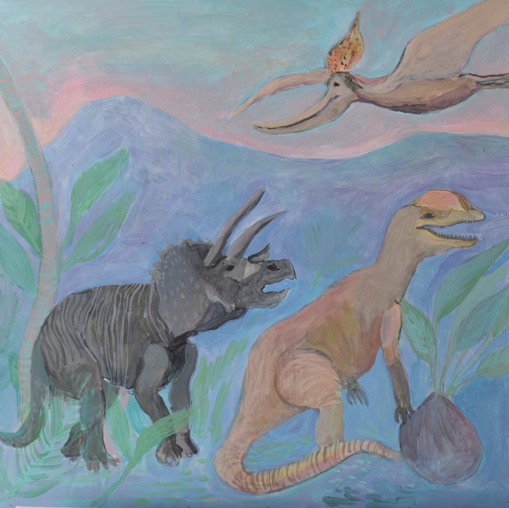 Muinaiset viidakon dinosaurukset tekijältä Iria Fernandez