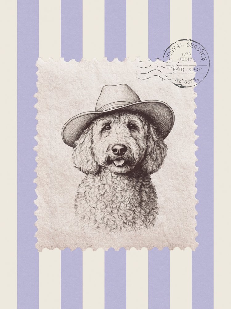 Cowboy-doodle-leima tekijältä Jolly and Dash