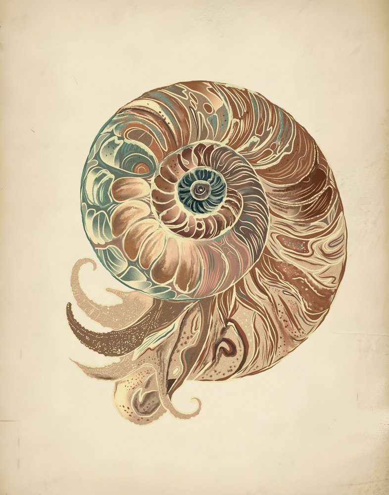 Elegantti nautiluskuori tekijältä Josie George