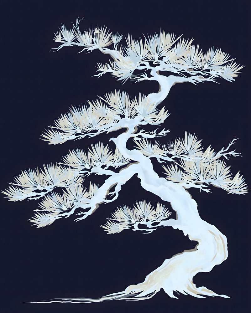 Valkoinen bonsai-puu tekijältä Josie George