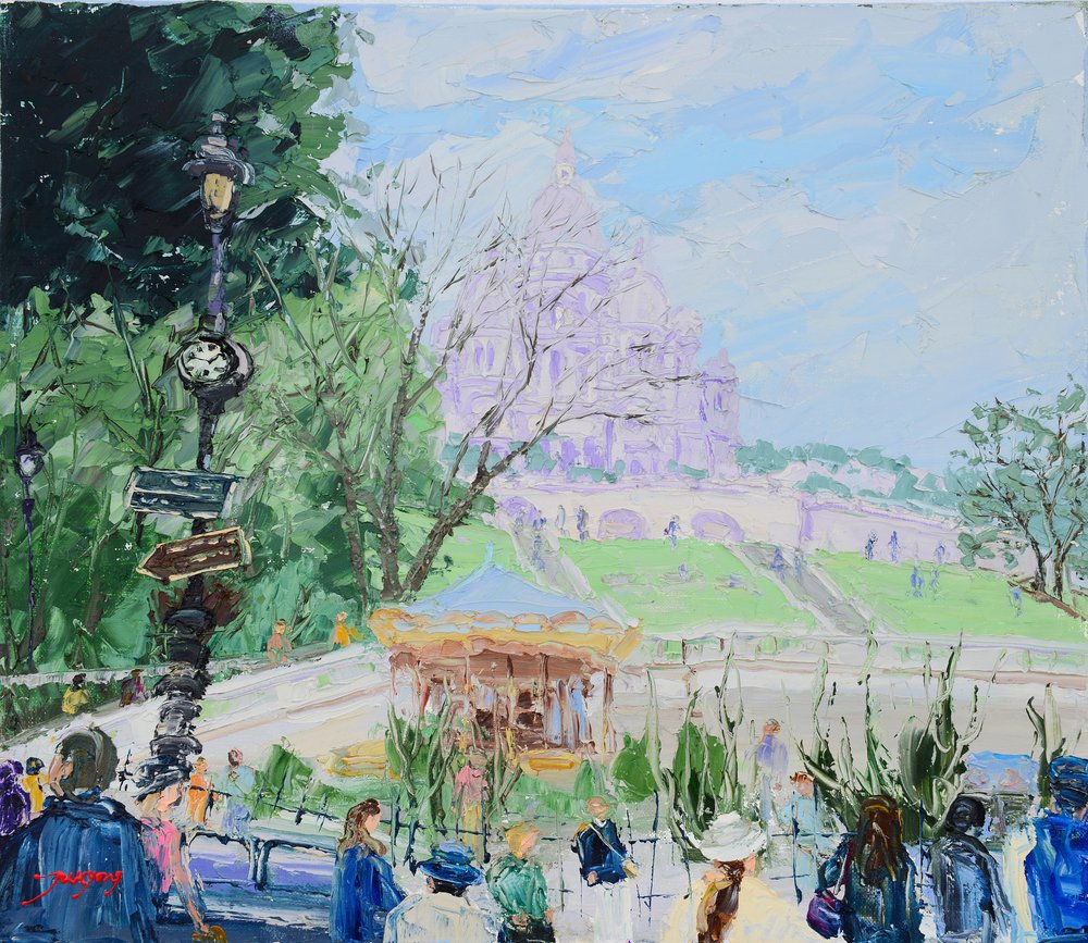 Sacre-Cœur, Montmartre, karuselli tekijältä Jukyong Park