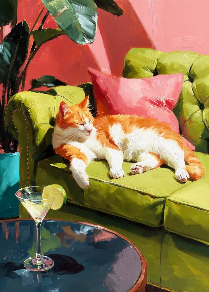Sunny Cat Martini tekijältä Justyna Jaszke