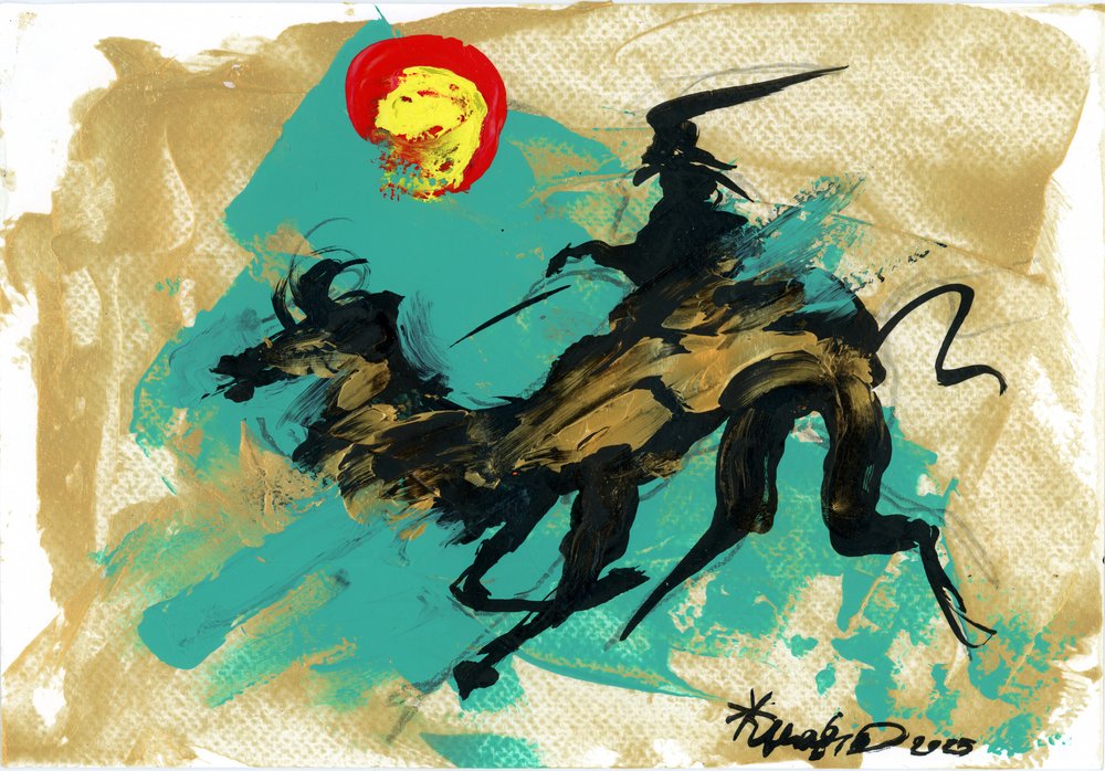 Dynamic Rider Golden Horse tekijältä Kanat Ibragimov