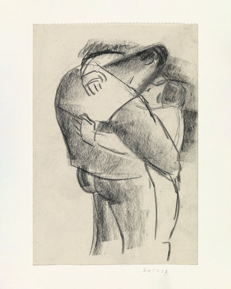 Suuteleva pari (1891–1941) tekijältä Leo Gestel