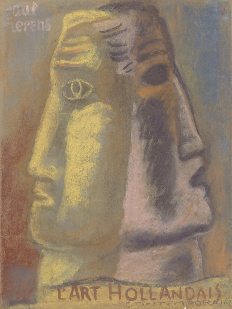 Kannen suunnittelu: Paul Fierens, Lart Hollandais Contemporain 1933 tekijältä Leo Gestel