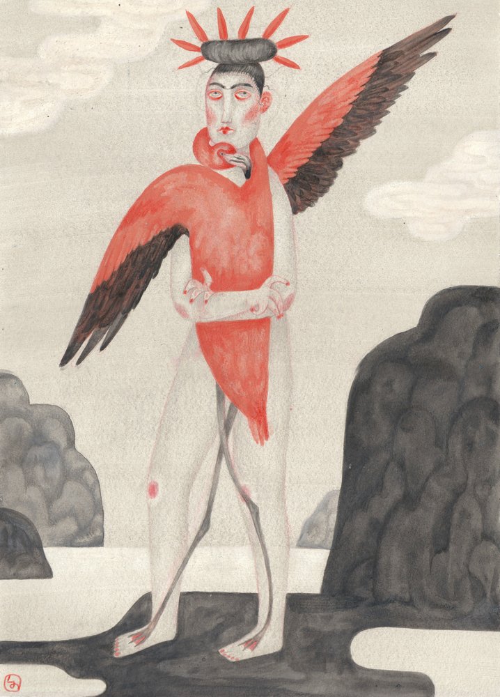 Flamingo Dream -figuuri tekijältä Luca di Napoli