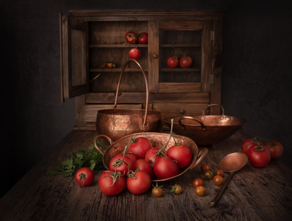Maalaismaiset kuparitomaatit tekijältä Margareth Perfoncio