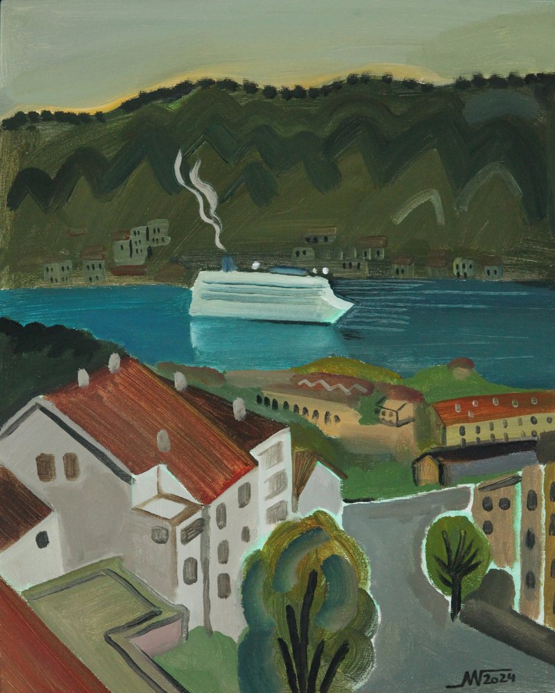 Coastal Harbor -risteilyalus tekijältä Marina Gorkaeva