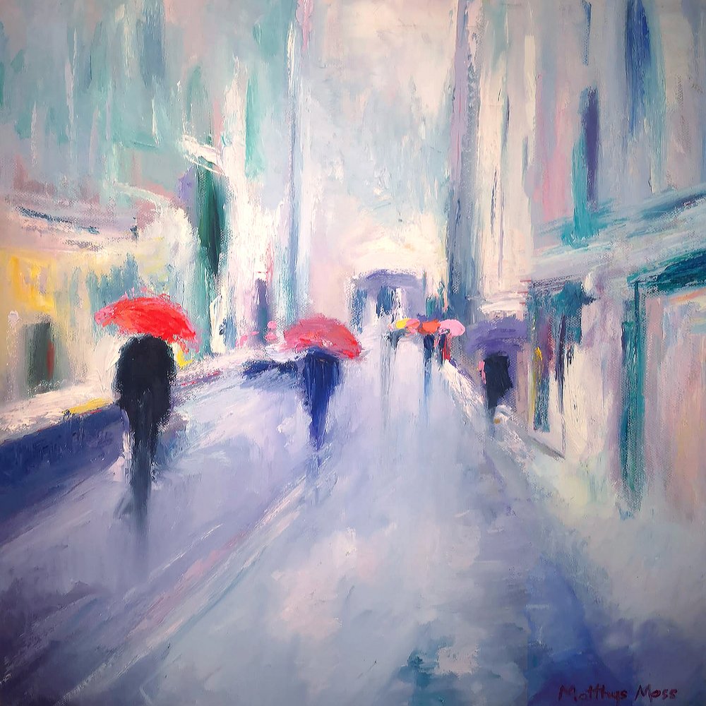Rainy City -sateenvarjot tekijältä Matthys Moss