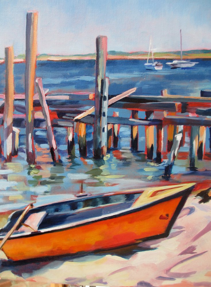 Dockside Orange -vene tekijältä Maxine Shore