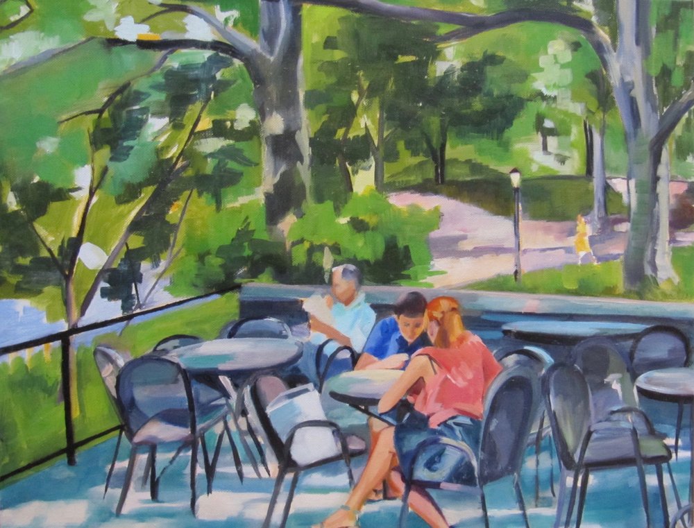 Park Cafén tunnelma tekijältä Maxine Shore