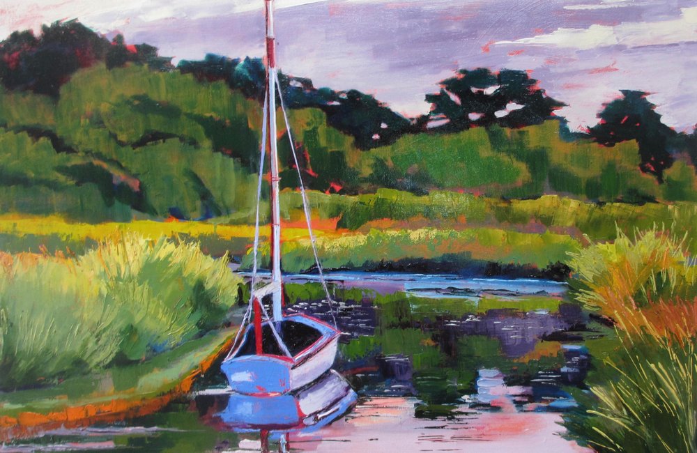 Tranquil Marsh -purjevene tekijältä Maxine Shore