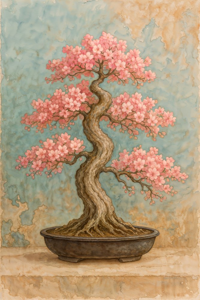 Kirsikankukka-bonsai tekijältä Natalie Bruns
