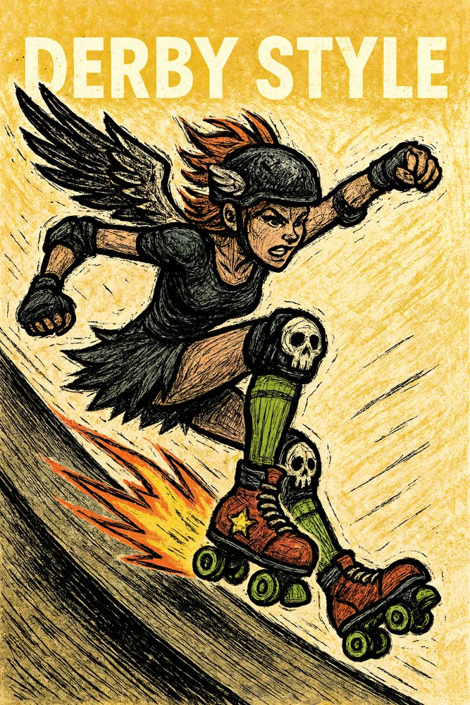 Kova derbyskater tekijältä Natalie Bruns