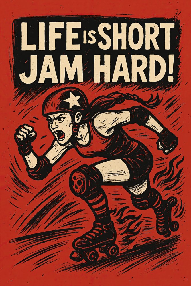 Roller Derby Jam Hard tekijältä Natalie Bruns