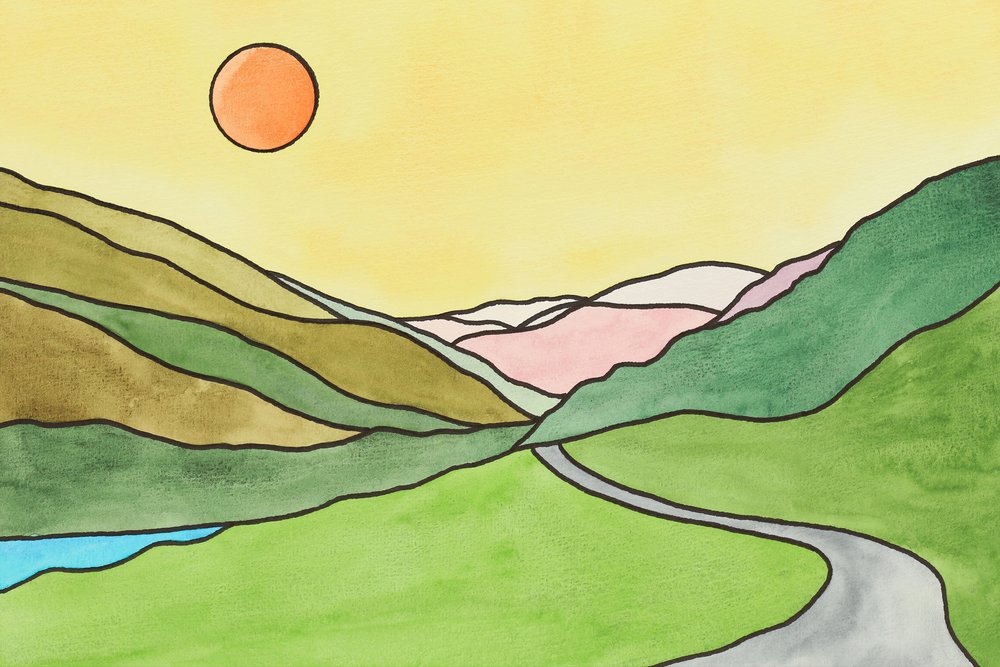 Matka aurinkoisella Valley Roadilla tekijältä Natalie Bruns