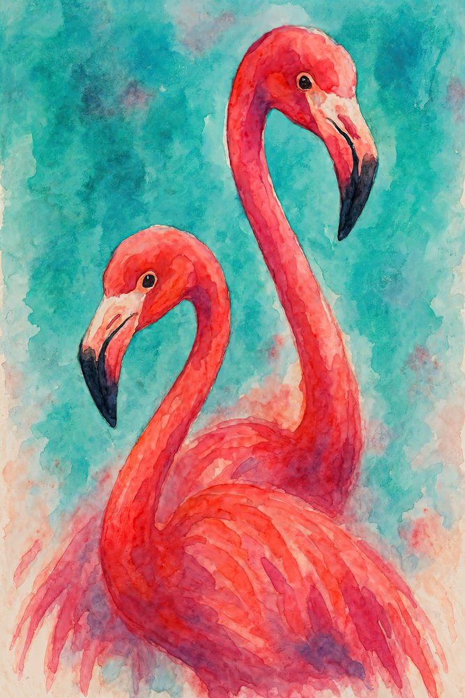 Trooppiset vaaleanpunaiset flamingot tekijältä Natalie Bruns