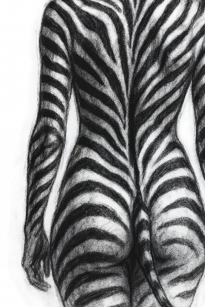 Zebra-raidallinen lomake tekijältä Natalie Bruns