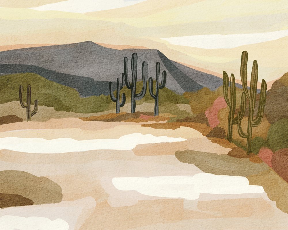 Saguaro-aavikon rauhallisuus tekijältä Nikita Jariwala