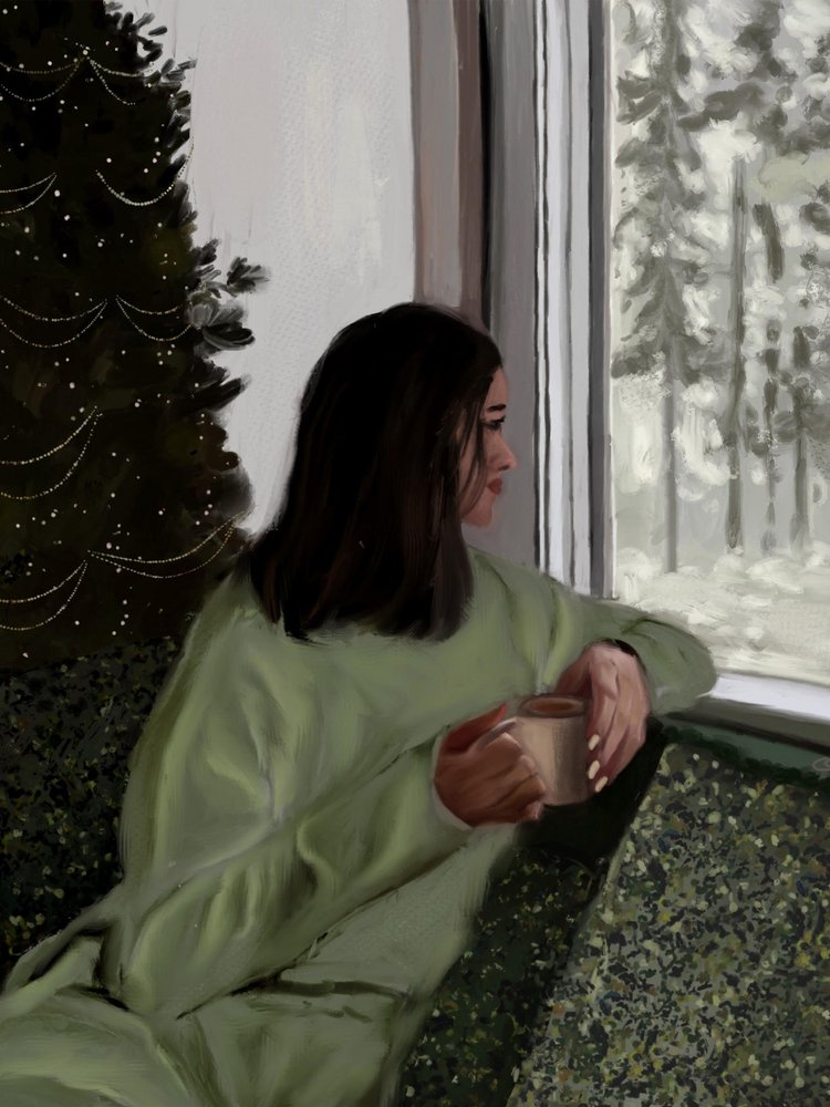 Tunnelmallinen talviaamu tekijältä Osheensgallery